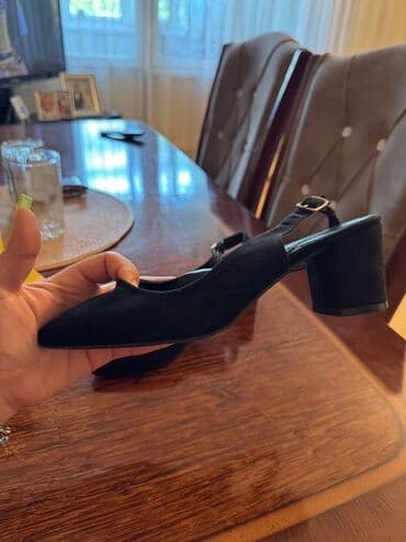 barya ayakkabı: Tuflilər, Ölçü: 37.5, rəng - Qara, İşlənmiş — 2