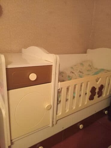 купить массажную кровать серагем бу: Oğlan və qız üçün, İşlənmiş, Çarpayı, Bazalı, Matras ilə, Siyirməli — 3