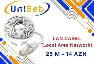 mini modem wifi: LAN kabel 25 metr Şəhər: Bakı Malın tipi: Kabellər və adapterlar — 1
