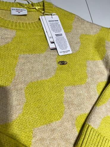 boğazlı qadın sviterləri: Sviter, Us Polo Assn, M, rəng - Sarı — 3