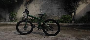 volta vsx: Yaşıl rəngli Stelsport LH qatlanan dağ velosipedi(VELOSİPED QARAJDA — 4