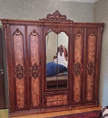 sade yataq otaqlari: İkinəfərlik çarpayı, 2 tumba, İşlənmiş — 4