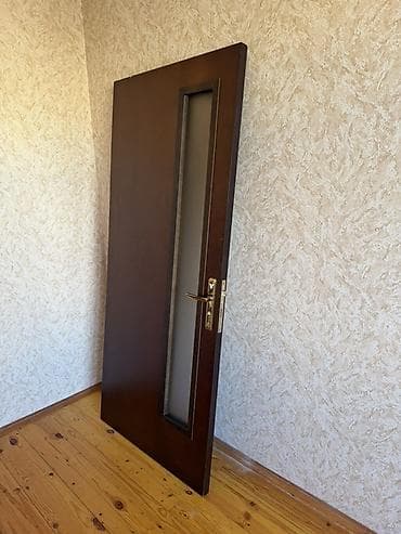 qapi plastik: Mebelli daxili qapı dəsti - Material: ağac əsaslı (MDF/taxta — 1