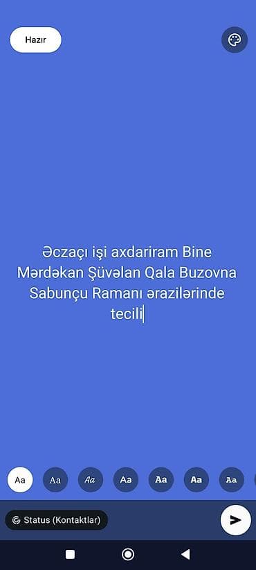 Xidmət: Əczaçı kimi iş axtarışı Təsvir: - Peşə: Əczaçı - İş növü
