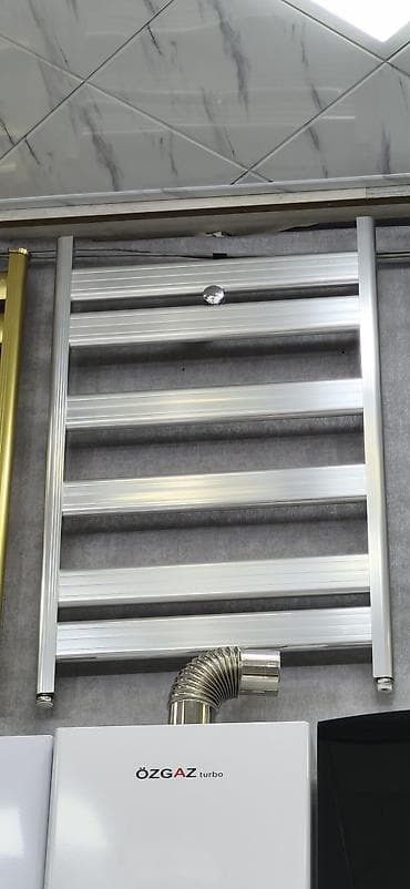 hazır hamam: Alüminium dəsmal qurudan/radiator – divara montaj üçün - Material — 1