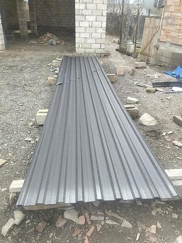 kafel və metlax: Profil metal dam örtüyü (profnastil) vərəqləri - Material — 1
