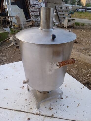 samovar qədimi: Новый Дровяной Самовар, Более 10 л, Самовывоз — 3