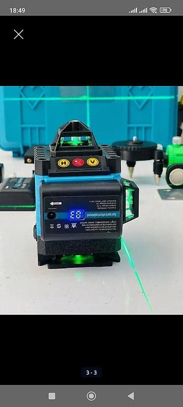 ucuz kask: Makita yaşıl lazer nivelir dəsti Peşəkar planlama və hizalama işləri — 6