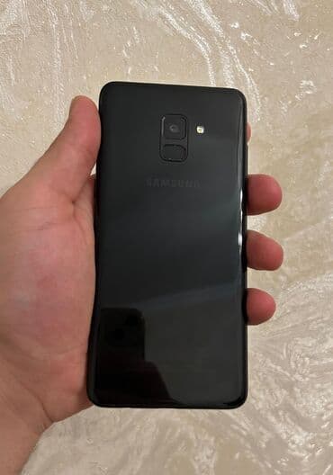 Foto və videokameralar: Samsung Galaxy A8 Plus 2018, 64 GB, rəng - Qara, Barmaq izi — 1