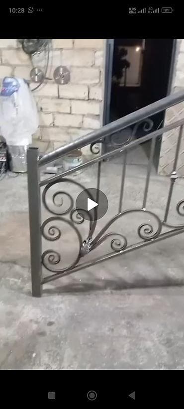 Pilləkən məhəccərləri: Dəmir pilləkən məhəccərləri – dizayn və hazırlanması - Material — 9