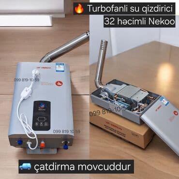 Turbofanlı su qızdırıcı – 32 L - Brendlər: Nekoo, Bosston, Yagmur (32