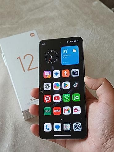 iphona 6 plus: Xiaomi 12 Lite, 256 GB, rəng - Qara, 
 Zəmanət, Barmaq izi, Simsiz şarj — 3