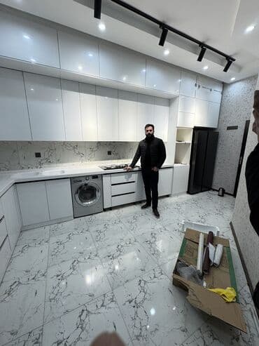 mebillər: Sifarişlə mətbəx dəsti, Özü çəkən petlələr, MDF, Kredit var, Pulsuz çatdırılma — 16