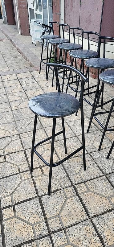 Для кухни, Новый, Нескладной, цвет - Черный Стул