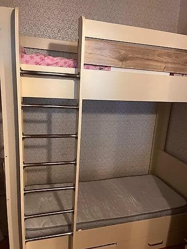 Ir2 mərtəbə çarpayi Ölçüləri: 1.80x0.80 Ortopedik matras Aşağı