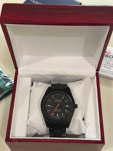 omega qol saatı: Prezidentiski saat Rolex Heç yerdə olmayan qiymət Yenidir tam qara — 3