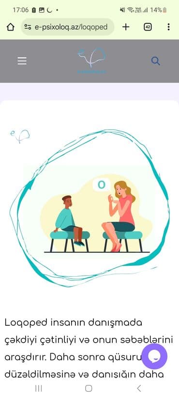 arıqlama iynəsi qiyməti: Loqopedik xidmətlər danışıq inkişafında çətinlik çəkən şəxslər üçün — 1