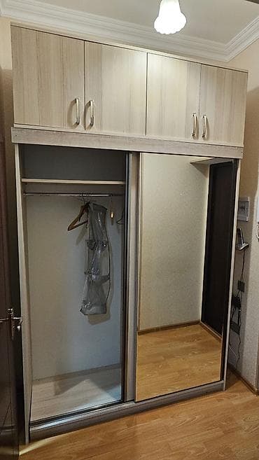 asilqan 65 azn: 2 qapılı, Güzgülü, Bej, Taxta, Kupe, Düz dolab — 2