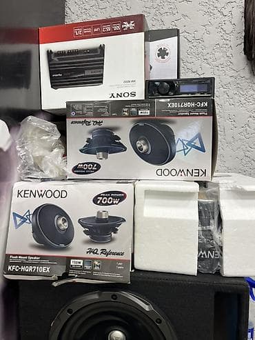 maşın dinamik: Avtomobil audio paketi – Kenwood və Sony Komponentlər: - Kenwood — 2