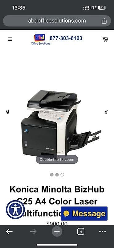 Konica Minolta BizHub C25 – A4 Rəngli Lazer Çoxfunksiyalı qurğu - lalafo.az -da Konica Minolta BizHub C25 – A4 Rəngli Lazer Çoxfunksiyalı qurğu -