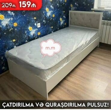 кресло кровать: Новый, Односпальная кровать, Без подьемного механизма, С матрасом, Без выдвижных ящиков, Азербайджан — 2