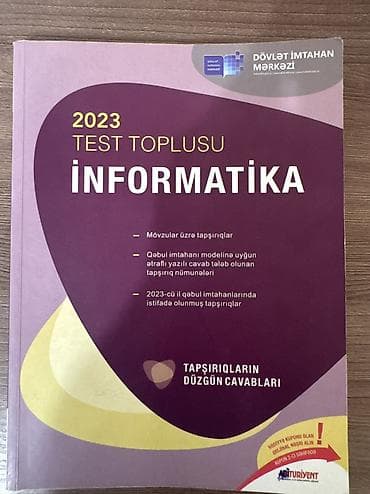 İnformatika test toplusu 2023 tər təmizdir yenidən fərqlənmjr — 1