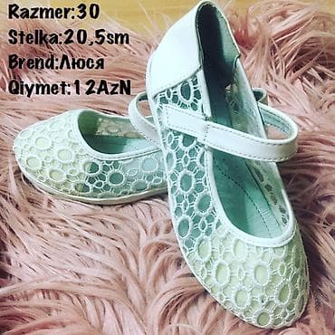 Razmer:30 Stelka:20,5sm Brend:Люся Qiymet:12AzN ayaqqabi, ushaq
