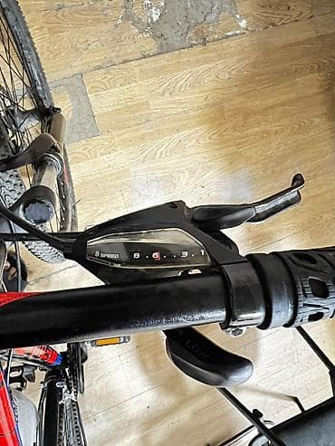 velosiped kameri: Dağ velosipedi – 26” təkər, yüngül alüminium gövdə, amortizatorlu ön — 5