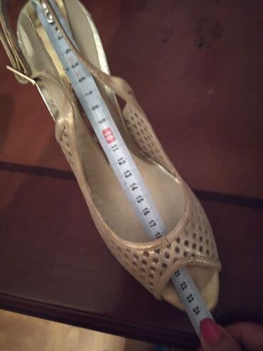 женские пляжные шлепанцы: Размер: 37, цвет - Золотой, Новый — 8