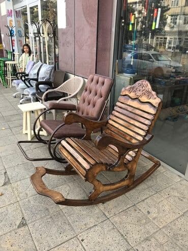 taxta yelləncək oturacaqlar: Kreslo-kaçalka — 1