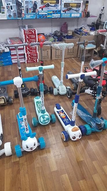Skuterlər velosibetlər kankilet kaskalar roliklər hamısının satışı