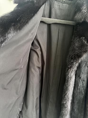 pull and bear: Kürk, M, L, rəng - Qara — 3