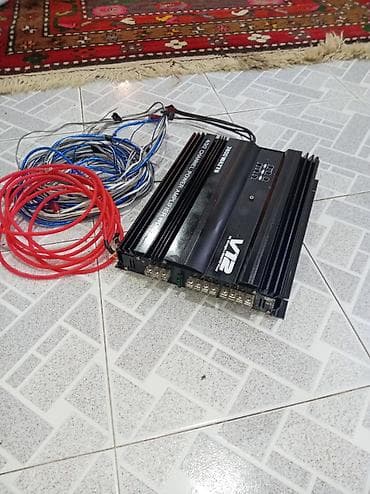 xiaomi note 5 pro: V12 WDK-705 avtomobil gücləndiricisi - Güc: 3800 Watts (üzərində — 4