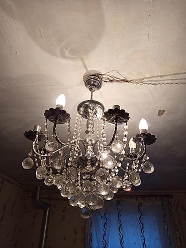 Çılçıraq, 8 lampa, Metal