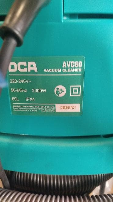 lil solid dual: DCA AVC60 sənaye tipli tozsoran - Güc: 2300 W - Gərginlik: 220–240 V — 1