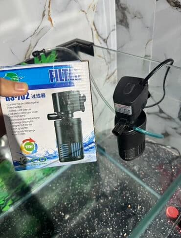 купить аквариум в баку: Salam Akvarium yenidir Şəkildə gördüyünüz aparatları üzərində hədiyə — 4