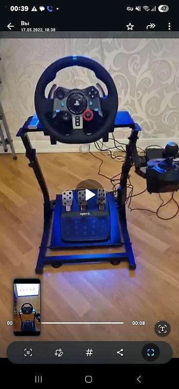İstehsal avadanlığı: Logitech G29 Driving Force sükanı, pedallar və sürət qutusu ilə tam — 2
