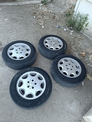 mersedes babin: Disk təkər Mercedes-Benz 195 / 65 / R 15, 8 Boltlu — 1