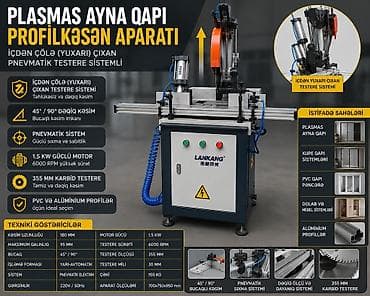 taxta kesen mişar: 🔥 TƏCİLİ SATILIR — YENİ PLASMAS AYNA QAPI APARATI 🔥 PVC, kupe — 1