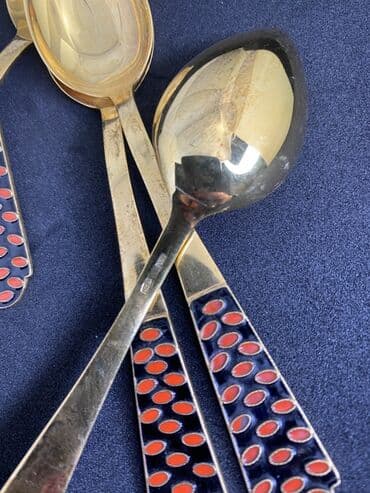 Mətbəx aksesuarları: Məhsul: Çay qaşıqları dəsti gumuw 875 eyar 1. 125 qr 2. 150 qr - — 2