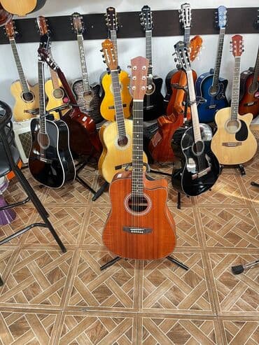 Akustik gitara, 6 sim, Yeni, Pulsuz çatdırılma