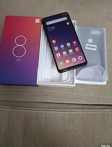 sony z2 ekran: Xiaomi Mi 8 Lite, 64 GB, rəng - Göy, 
 Barmaq izi — 1