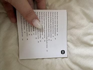 baseus encok w04: Xiaomi Redmi Buds 6 Active simsiz qulaqlıq -Batareya: 96 saat batareya — 8