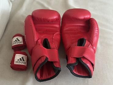 Əlcəklər: Adidas boks dəsti – əlcək və bintlər - Brend: Adidas - Rəng: qırmızı — 2