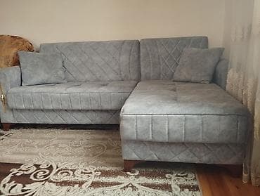 divani: Künc divan, İşlənmiş, Açılan, Bazalı, Parça — 2