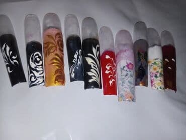 ombre balyaj saç renkleri: Manikür, Gellak, şellak — 4