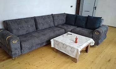 divan divan: Künc divan – müasir dizayn, rahat oturuş - Forma: L-şəkilli künc — 1