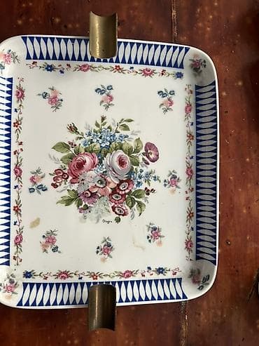 Дом и сад: Limoges Fransız porselen külqabısı – kvadrat formalı, dörd küncdə misi — 1