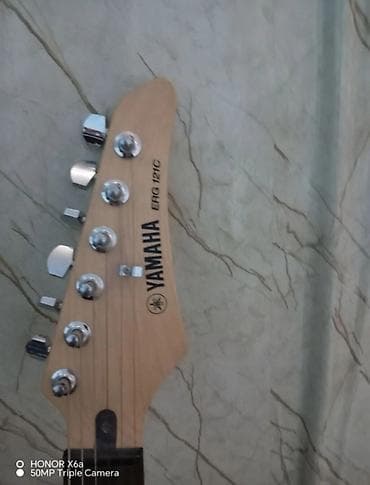 qoşa nağara: Elektron gitara, Yamaha, 6 sim, Yeni, Ünvandan götürmə — 6