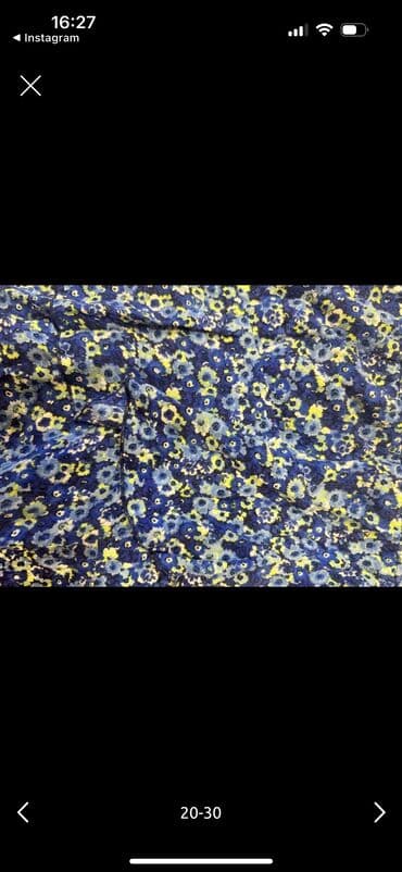 şortikli kupalnik: Zaradan alinib Mavi rəngdə, çiçək naxışlı, qısaqol Zara qadın don — 3